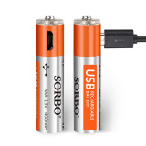 SORBO USB充電7號AAA電池 (4節盒裝)