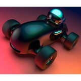 創意F1賽車擺件車用空氣淨化器 | 香氛空氣清新機 - 黑色