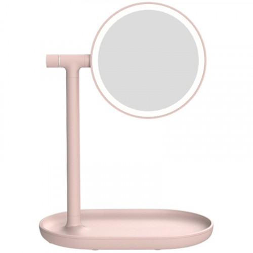 MUID DL-03 創意LED雙面化妝鏡連臺燈 - 粉紅色