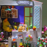 Robotime 手工DIY小屋模型莉莉的門廊 DG11 | 木質工藝手工製作拼裝玩具