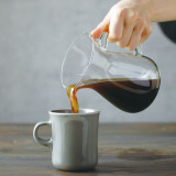 日本KINTO 玻璃手沖咖啡壺 600ml (二人份量) | 樹脂濾杯一體壺套裝
