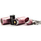 WUBEN G343 防水項鏈強光手電筒 | 掛鏈頸鏈鈦合金迷你電筒 - 粉紅色