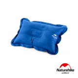 Naturehike 輕量便攜折疊式麂皮絨充氣枕頭 (NH15A001-L) | 露營充氣枕 - 藍色