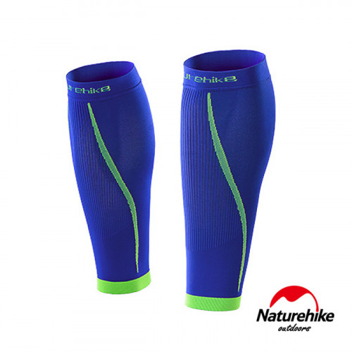 Naturehike 運動機能型壓縮小腿套護腿套(一雙入) (NH17H003-M) - 藍色大碼