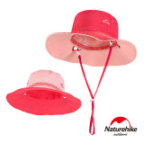 Naturehike HT10戶外高防曬透氣雙面戴漁夫帽 (NH19H010-T) | 速乾休閒遮陽帽 附收納袋  - 桃粉色