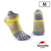 Naturehike 暖笙coolmax快乾排汗運動短襪 (NH20FS002) | 透氣船襪  - 灰色大碼