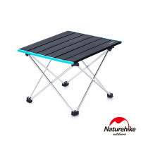 Naturehike FT08加大款可捲式露營摺疊桌 (NH19Z008-Z) | 極輕量鋁合金蛋捲桌 - 大碼黑色