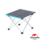 Naturehike FT08極輕量可捲式露營摺疊桌 (NH19Z008-Z) | 鋁合金蛋捲桌 - 細碼灰色