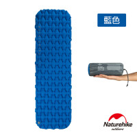 Naturehike FC-10輕量級便攜菱紋單人加厚睡墊防潮墊 (NH19Z032-P) | 個人標準款充氣地墊 - 藍色