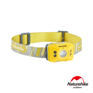 Naturehike 智能感應防水四段式LED頭燈 (NH17G025-D) | 戶外輕便照明燈 - 黃色
