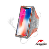 Naturehike 戶外輕量透明手機臂袋 (NH18B020-B) | 跑步臂包 6寸以下手機適用   - 橙色