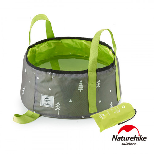 Naturehike 16L 輕量耐磨摺疊儲水盆 童趣系列 附收納袋 (NH18L010-P1) - 灰色