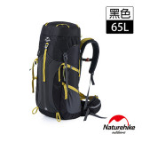 Naturehike 65+5L 雲徑重裝登山後背包 (NH16Y065-Q) | 行山背囊 露營背包 自助旅行包  - 黑色