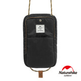Naturehike 頸掛式防水旅行護照證件收納包 (NH17X010-B) - 黑色