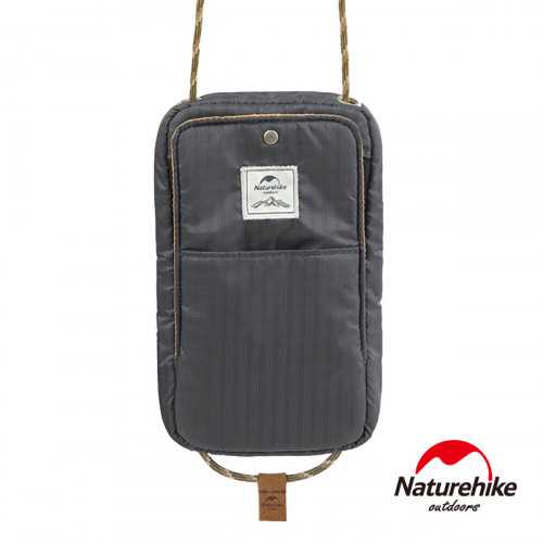 Naturehike 頸掛式防水旅行護照證件收納包 (NH17X010-B) - 灰色