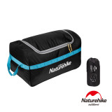 Naturehike  110L大容量可摺疊附滾輪行李袋 (NH18X027-L) | 旅行露營收納包 - 黑色