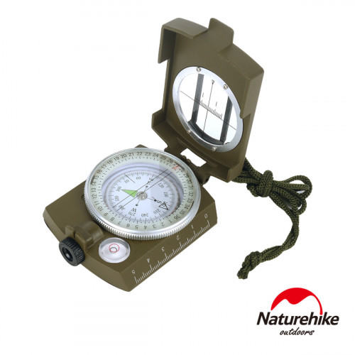 Naturehike 軍用防水夜光指南針 (NH15A002-E) | 行山露營指北針 地質羅盤儀