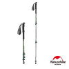 Naturehike ST01鋁合金三節外鎖行山杖 57-120cm (NH17D001-Z) - 女款綠色 | 輕便登山杖 附杖尖保護套 - 女款綠色