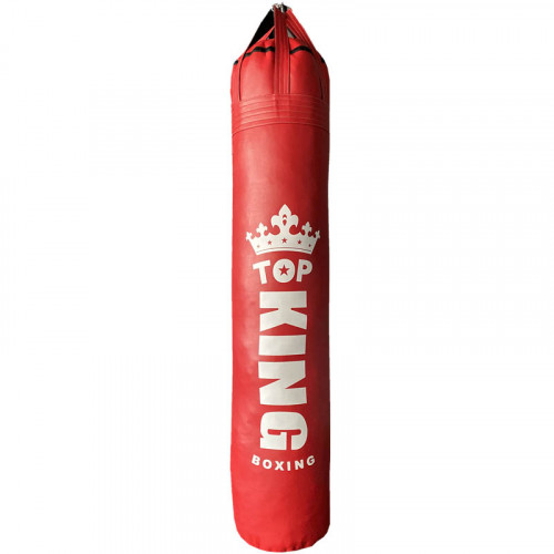 TOP KING 懸掛式真超纖香蕉型拳擊訓練沙包 - 紅色