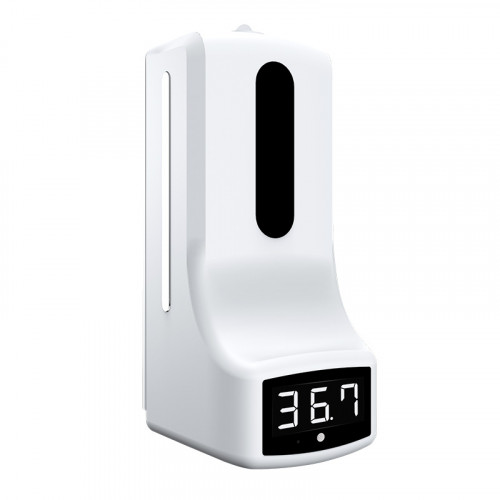 K9  二合一自動感應紅外線測體溫儀消毒皂液機 | 人體溫度檢測器 | 酒精搓手液機