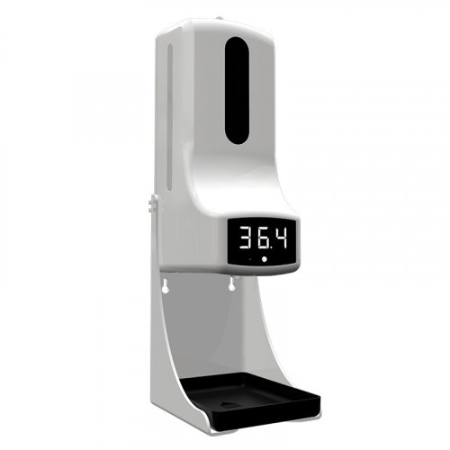 K9 PRO 升級款二合一自動感應紅外線測體溫儀消毒液機 | 人體溫度檢測器 | 可坐枱使用
