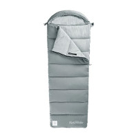 Naturehike M180 冬季信封帶帽睡袋 (NH20MSD02) - 灰色  | 可拼接設計 露營便攜睡袋 |  適合溫度範圍 5~12℃