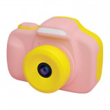 日本 VisionKids HappiCAMU T3 特大觸控屏幕雙鏡兒童相機 | 香港行貨 - 粉紅色