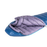 NatureHike ULG700木乃伊白鵝絨羽絨睡袋 (NH19YD001)  | 適用溫度零下-15℃〜-10℃ | 冬季露營登山旅行睡袋  - 藍色