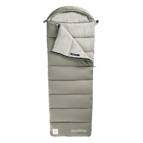 Naturehike M400 冬季信封帶帽睡袋 (NH20MSD02) | 適用溫度零下-4℃〜1℃ | 可拼接設計 露營便攜睡袋 - 綠色