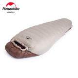 NatureHike 510g雪鳥系列木乃伊羽絨睡袋 (NH20YD001) | 露營加厚鴨絨防寒睡袋 適用溫度2°C - 充絨量510克