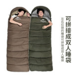Naturehike U350 全開式戶外保暖睡袋 (NH20MSD07) -2℃〜1℃ | 可攤開當棉被睡墊 - 啡色