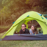 NatureHike P2戶外輕型雙人鋁桿露營帳篷 (NH18Z022-P) |Professional P系列帳幕 |  雙層內外帳設計 - 墨綠