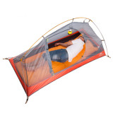 Naturehike Bicycle Tent 騎行鋁桿20D矽膠防雨單人帳篷 (NH18A095-D) | 野營帳幕贈地席 - 橙色雪裙款