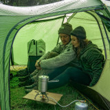 NatureHike Opalus 巴洛斯40D塗矽四人隧道帳篷 (NH19L004-B) | 戶外登山露營一室一廳四季帳篷 - 綠色