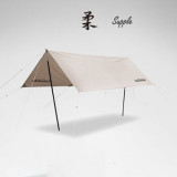 NatureHike 加厚棉布大型防曬天幕 (NH20TM003) | 野外露營防雨遮陽棚 不含天幕桿