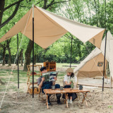 NatureHike 加厚棉布大型防曬天幕 (NH20TM003) | 野外露營防雨遮陽棚 不含天幕桿
