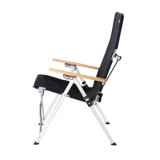 NatureHike 戶外輕便鋁合金折疊椅 TY03 (NH17T003-Y) | 便攜躺椅釣魚寫生休閒椅 露營沙灘椅 - 黑色