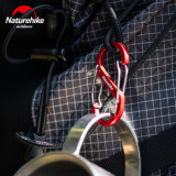 NatureHike S型鋁合金登山扣 (NH20GS004) | 鑰匙掛扣安全扣 - 大(1個裝)