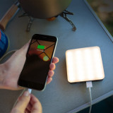 NatureHike 可充電三合一方月營地燈 (NH18Y001-A) | 超亮帳篷應急照明LED燈 - 黑色