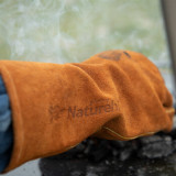 NatureHike 牛皮阻燃隔熱手套 (NH20FS042) - M | 耐高溫隔熱防熱防燙手套