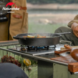 NatureHike 桌面式摺疊不鏽鋼單頭氣爐 (NH20RJ001) - 黑色 | 戶外野炊野營便攜式氣灶（不含氣罐）