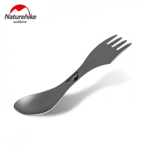 NatureHike 鈦合金三合一刀叉匙餐具 (NH19T012-D) | 超輕野餐便攜餐具