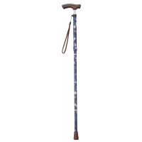 日本TacaoF 摺合式花紋拐杖 EON12 鋁 - 深藍 - 訂購產品