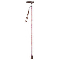日本TacaoF 摺合式花紋拐杖 EON12 鋁 - 粉金 - 訂購產品