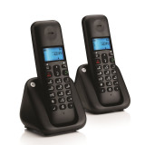 Motorola  T302+ 數碼家用無線電話 雙子機套裝|子母電話|香港行貨一年保養