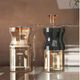 NIBU 尼布 小型手搖咖啡磨豆機 - 淺咖啡色 | 手動咖啡豆研磨器