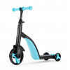Nadle 三合一兒童滑板車 - 藍色 | 超大PU輪平衡車 腳踏車 