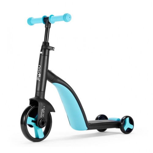Nadle 三合一兒童滑板車 - 藍色 | 超大PU輪平衡車 腳踏車