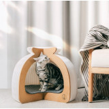 十八紙風琴紙傢俬創意包子貓窩 | 保暖貓房子 貓屋