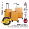 Samel FGD433 20寸+24寸+28寸 三件套PC高級可擴展前開行李箱套裝 - 黃色